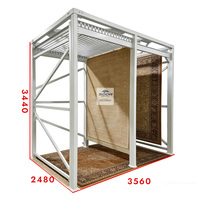 Custom Modern Detachable Horizontal Slide-Pull Waterproof Carpet Display Stand | 12 Yrs Manufacturer | OEM/ODM Support