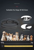 Meistverkauftes Automatisches Antibell-Halsband IP65 Wasserdicht Wiederaufladbar mit Ton- und Vibrationsfunktion für Hundetraining zu Hause