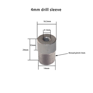Drill Bushing Hss Eccentric Sleeve Stop Collar for Woodworking Dowel Jig <b>Power</b> <b>Tool</b> Accessories 5, 6,8, 10 Drill Sleeve 5, 6,8, - Product Image 6