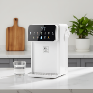 Distributeur d'eau de bureau avec réservoir de 118 oz, eau chaude instantanée, 7 températures, 7 volumes, boîtier en plastique, alimentation électrique, usage domestique - Product Image 2