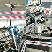 Machine d'application de ruban adhésif semi-automatique double face pour papier