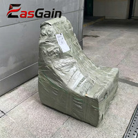 Sièges de voiture ergonomiques en cuir nano, réglables manuellement sur 6 axes, pour conducteur et passager, avec coussin en mousse haute confort pour berline et SUV