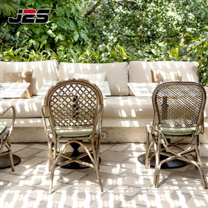 Silla de Ratán Tejida con Cuerda J2S, Conjunto de <span class=keywords><strong>Muebles</strong></span> de Patio de Lujo para Resort de Playa, Asientos Comerciales Modernos para Exteriores, <span class=keywords><strong>Muebles</strong></span> para Restaurantes - Product Image 4