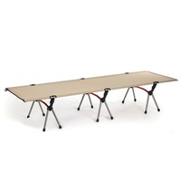Lit pliant moderne en tissu Oxford pour l'extérieur, portable, réglable en hauteur, double usage, pour salon et parc