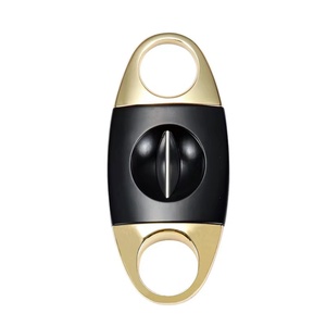 Cortador luxuoso do charuto do metal do OEM cortador e isqueiro triplo da tocha do isqueiro com cortador do charuto - Product Image 5