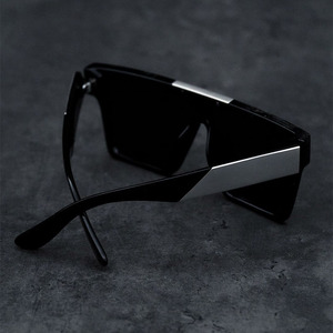 Imanba LMA Custom Shades Fashion UV400 Women Luxury Designer Men Hip Hop Silver Metal Black Frame <b>Sunglasses</b> Model 34031 2024 - Product Image 2