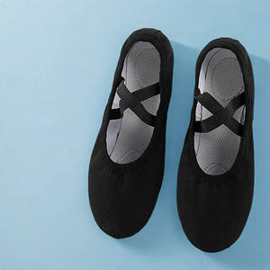 Chaussures de <span class=keywords><strong>danse</strong></span> jazz latine classiques pour filles Chaussures de <span class=keywords><strong>pointe</strong></span> à semelle souple pour la pratique du ballet de la gymnastique sans dentelle pour enfants - Product Image 5