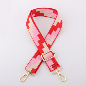 Sangle de sac à bandoulière multicolore en jacquard <span class=keywords><strong>Tetris</strong></span> de 3.8cm de large et réglable pour sac à main féminin - Product Image 6