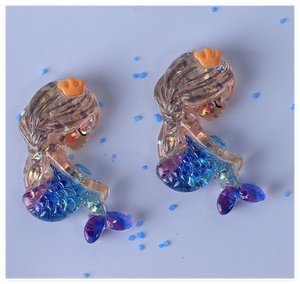 Cabujón escolar en miniatura Flatback Kawaii Slime sirena medusas caballito de mar pulpo estrella Shell resina encantos a granel Diy al por mayor - Product Image 6