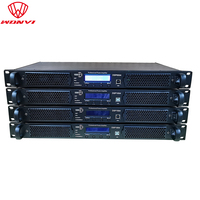 DSP1004 classe d 4 canaux 2 ohms travail stable amplificateur de puissance 1000 watts