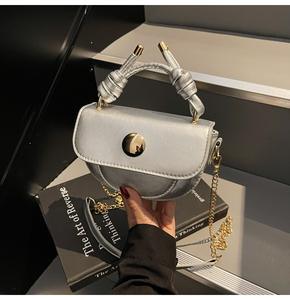 IStapromo Gifts Nouvelle Collection Printemps 2026 Sac pour femme, sacoche bandoulière mini à chaîne, couleur unie, texture simple - Product Image 5