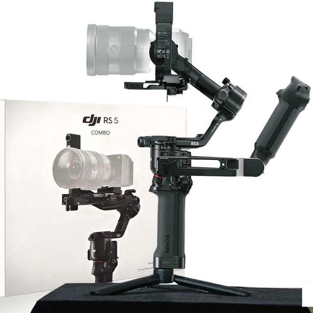 2026 NEW DJI RS 5 3-Axis Gimbal Stabilizer, Heavy Payload for DSLR & Mirrorless, Native Vertical Shooting, Original Global
