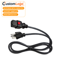 Cordon d'alimentation 100 % cuivre IEC P-Lock C19 vers US, cordon d'alimentation robuste pour PDU, rack de serveur et centre de données, fabricant OEM
