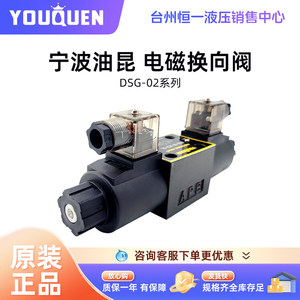 Vanne solénoïde Youquen série DSG-02 24V 220V Vanne de commande directionnelle hydraulique - Product Image 3