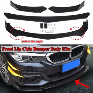 Ph Abs 3Pcs Auto Voorbumper Splitter Lip Spoiler Diffuser Guard Body Kit