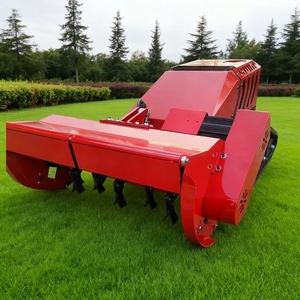 Tondeuse à gazon industrielle télécommandée à essence haute puissance 190cc, coupe-herbe à fléaux sur chenilles, largeur de coupe 1000 mm, pour ferme et jardin - Product Image 5