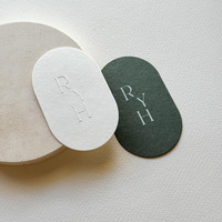 Tarjeta de Felicitación de Lujo con Logotipo Personalizado, Tarjeta de Agradecimiento con Relieve, Impresión en Papel de Arte, Tarjeta de Visita
