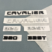 Autocollant de logo de voiture ABS CAVALIER, emblème de pare-chocs arrière, accessoires de style pour coffre de voiture