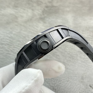 Luxury Hollow-out <b>Mechanical</b> <b>Watch</b>,Titanium Alloy Sturdy and Wear-resistant Case,Waterproof Rubber Strap Sports Men's Wristwatch - Product Image 3