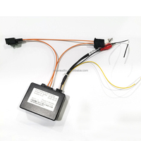 Adaptateur de cadre de tableau de bord MOST pour autoradio Android, fibre optique pour AUDI 2G A6 A6L Q7 2005-2009, interface AUX en stock