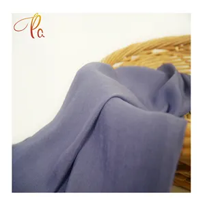 Sea-Island Silk Satin Chiffon Fabric 100% Polyester Twill Chiffon Fabric For Women's Dress Blouse