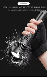 Hợp kim nhôm cao lumens cầm tay zoom xhp90 ngọn đuốc Type-C USB có thể sạc lại COB <span class=keywords><strong>LED</strong></span> siêu sáng xhp90 đèn pin - Product Image 4