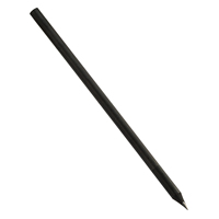 Crayon en bois noir personnalisé avec logo imprimé, crayon multicolore, crayon HB