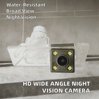 Caméra de recul grand angle AHD 720P HD étanche 4 lumières de vision nocturne LED capteur d'image CCD