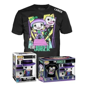 1989 Cho <span class=keywords><strong>Batman</strong></span> Cho <span class=keywords><strong>Funko</strong></span> Cho Pop T-Shirt Hình Set Joker Nhân Vật Đồ Chơi Phim Hoạt Hình Mô Hình Thiết Kế Đồ Chơi Cho Thu Thập Kích Thước S Đóng Gói - Product Image 1