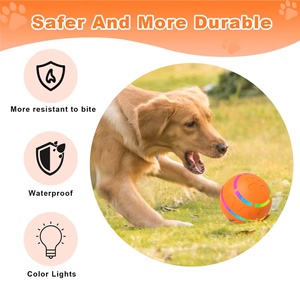 Interaktiver USB-Lade-LED-Leuchtball für Haustiere – Elektrisch Beweglich, Fernsteuerbar, Intelligenter Hunde-Rollball, Elektronisches Interaktives Spielzeug - Product Image 4