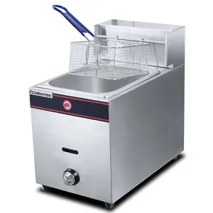 Good Quality 6 Liter Deep Single Tank Portable Gas Fried Chicken Fryer For Sale