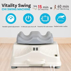 Equipo de gimnasia de alta calidad ABS Shell + PU espuma pie pierna masajeador aplicación corporal columpio ejercitador Chi máquina - Product Image 4