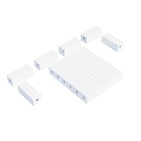 Maison préfabriquée modulaire de luxe de 20 pieds, maisonnette préfabriquée moderne, maison de camping, villa en conteneur