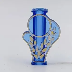 best selling high quality custom newest wholesale tree shape blue tube trophy cup parts and components