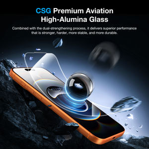 Película Protectora <span class=keywords><strong>de</strong></span> Vidrio Templado para Teléfono, Grosor <span class=keywords><strong>de</strong></span> 0.33 mm, 2.5D, Sin Bordes Negros, 9H, Ultra Transparente, Alta Alúmina, Anti-Rayones, para 13-17 - Product Image 5