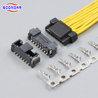 Conector de cable a placa SCONDAR 1.25mm SCT1256 Micro Signal 505431 505565 205957 505567 0201 0301 0401 0501 0601 0701 0801 con bloqueo