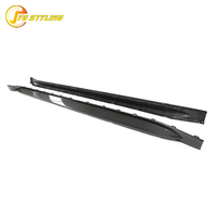 Nouvelles jupes latérales en fibre de carbone préimprégnée 3K style OE G80 avec clips pour kit carrosserie automobile BMW M3 G80