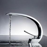 Robinet de cuisine à bec unique pour eau froide et chaude, avec noyau de vanne en céramique, design élégant, pour usage domestique