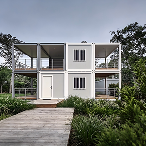 Kinghouse <span class=keywords><strong>Casa</strong></span> <span class=keywords><strong>Container</strong></span> Prefabbricata a 2 Piani, <span class=keywords><strong>Casa</strong></span> <span class=keywords><strong>Container</strong></span> di Lusso per Uffici, Ville e Appartamenti - Product Image 1