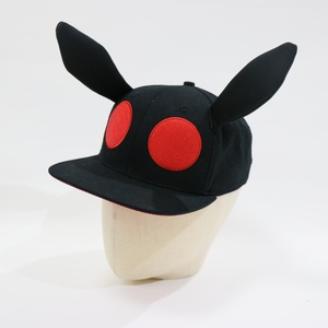 Gorra <span class=keywords><strong>de</strong></span> Béisbol Personalizada con Orejas <span class=keywords><strong>de</strong></span> Conejo 3D, Parche Rojo, Ajustable, Estilo Snapback, <span class=keywords><strong>de</strong></span> Algodón, con Visera Plana, para Ropa Urbana y Fiestas - Product Image 2