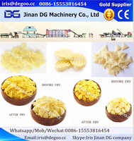 Fry Papad Pellet Chips Extruder Machine/3d 2d Fryums Snack Proces Plant/Tarwe Chips Productielijn Jinan dg