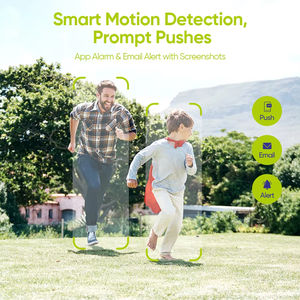 Caméra de sécurité réseau CCTV à tourelle AI POE en métal 5MP/6MP/8MP 4K CMOS avec stockage cloud, alarme audio et vision nocturne - Product Image 2