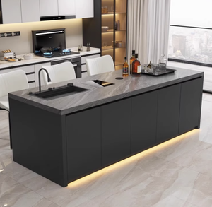 Système de dressing en marbre de conception Song, luxueux, moderne et écologique, personnalisable, pour chambre à coucher, mobilier pour hôtel et villa - Product Image 1