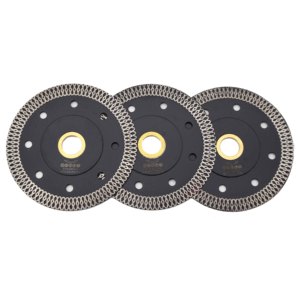 4-1/2 дюймов промышленный класс мокрый/сухой турбо-сетчатый пильный диск для фарфора, быстроохлаждающий обод для плитки, мрамора, гранита, режущий инструмент - Product Image 5