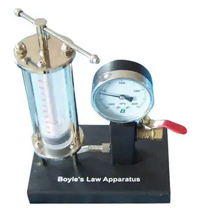 Schul physik Experimente Boyles Gesetz Apparat Ausbildung Boyles Gesetz Apparat Physik Labor Ausrüstung