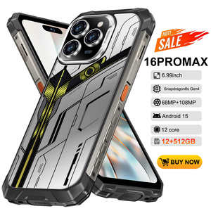Teléfono Inteligente Resistente <span class=keywords><strong>de</strong></span> Alta Calidad a Prueba <span class=keywords><strong>de</strong></span> Agua con Android, 12+512 GB, 6.99 Pulgadas, 16PROMAX 5G, Larga Duración - Product Image 3