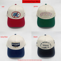 Casquette de baseball en toile bicolore de haute qualité, logo brodé 3D personnalisé, casquette de baseball unisexe adulte à 5 panneaux pour l'extérieur, vente en gros