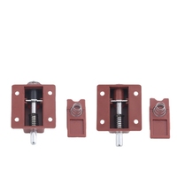 Loquet à ressort magnétique automatique pour porte de placard, mini-bouton magnétique à pousser pour ouvrir, loquet à ressort magnétique