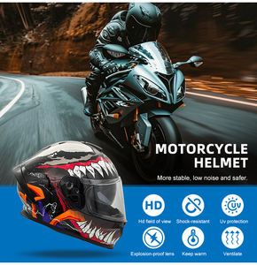 Nouveau prix d'usine <span class=keywords><strong>Casque</strong></span> de <span class=keywords><strong>moto</strong></span> intégral personnalisé pour <span class=keywords><strong>homme</strong></span> Double visière Cascos De <span class=keywords><strong>Moto</strong></span> Casques ABS certifiés DOT pour motos - Product Image 4