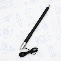 Mini-tige de poussée électrique tubulaire sur mesure 50N, actionneur linéaire à moteur CC haute vitesse 50 mm/s, faible bruit, en alliage d'aluminium